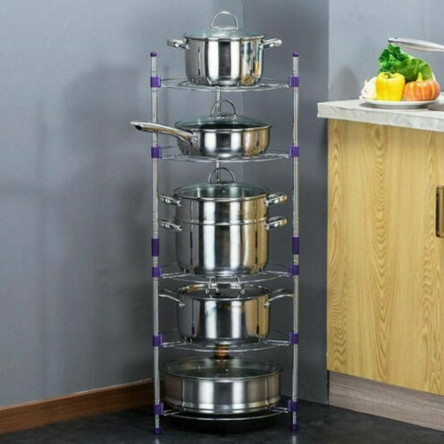 Tier chrome pan - pan, stand