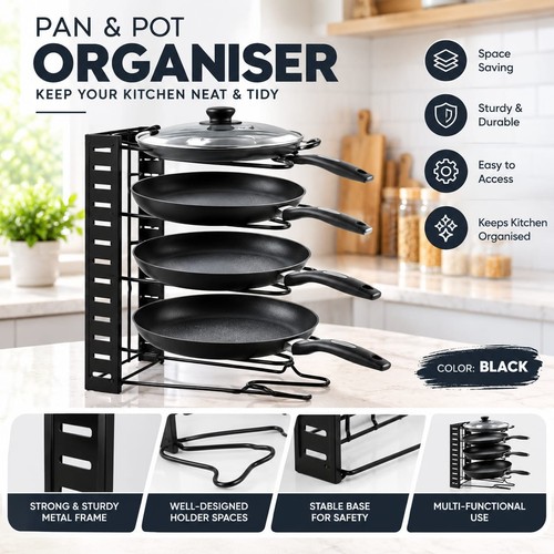 Pan lid holder pot - pan,