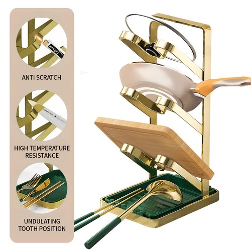 Tiers pot lid rack - 3,