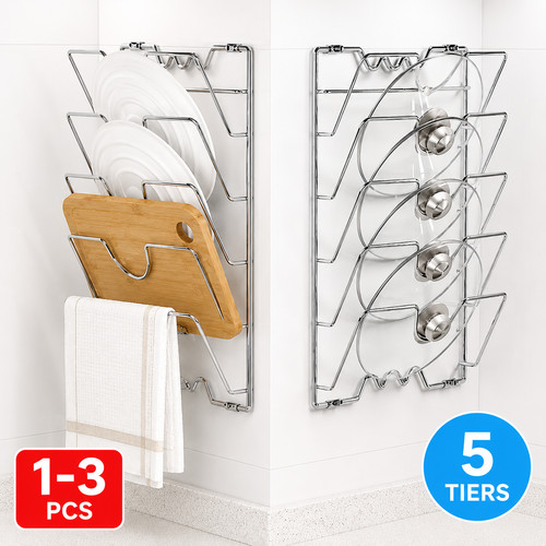 Tiers pot lid holder storage - lid,