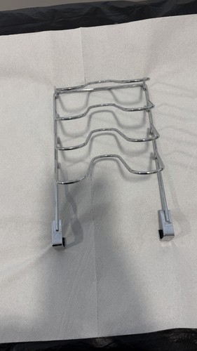Chrome over door pan - pan, rack