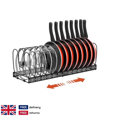 Expandable cookware organizer - expandable,