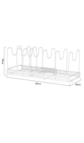 Expandable pan lid organiser - expandable,
