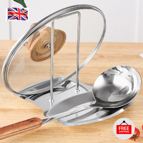 Stainless steel pot lid - steel, holder