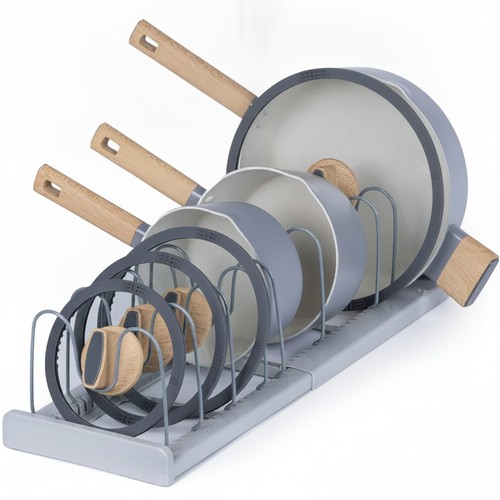 Kitchen lid organizer - organizer, rack