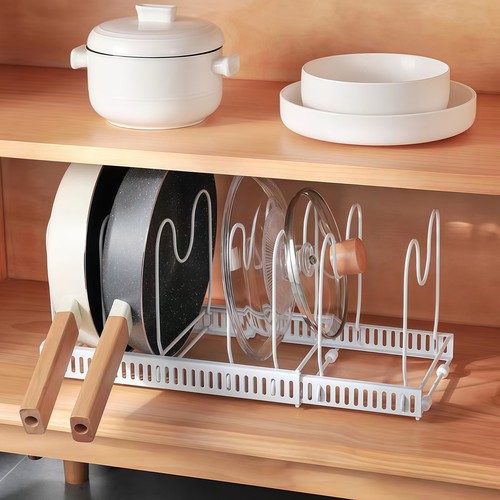 Expandable pan lid organiser - lid,